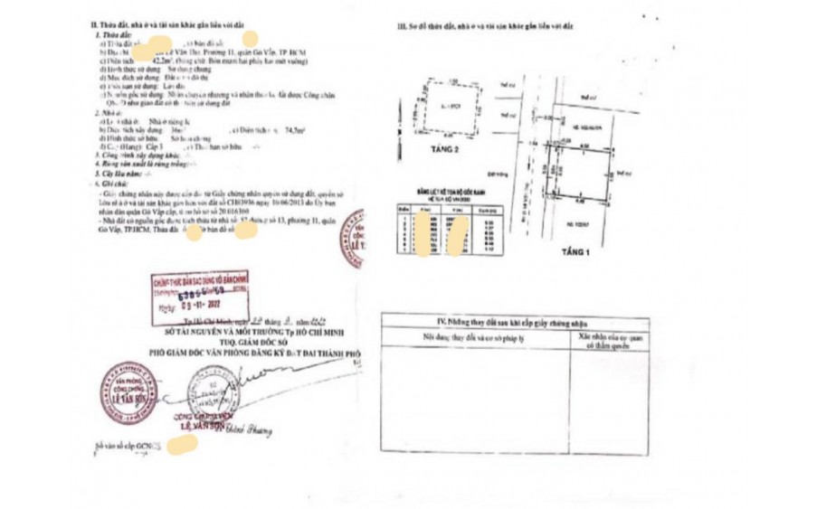 Bán nhà Lê Văn Thọ P. 11 Q. Gò Vấp, 2T, giảm giá còn 4.x tỷ